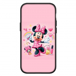 Kaas iPhone 15 14 Xiaomi Redmi Note 13 12 11 Pro Max X 8 7 9 XR Samsung Galaxy S24 S23 A05 OPPO A15 Huawei Minnie Mickey roosa hiire telefoni &uuml;mbris for iPhone (X)(XS) boolus