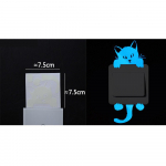 Kleebis K&uuml;lmkapp Happy Delicious Face K&ouml;&ouml;k K&uuml;lmkapp Seinak&uuml;lmik Vin&uuml;&uuml;lkleebised Kunst seinakaunistus