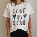 Lgbt Harajuku T-s&auml;rk Naiste Gay Pride S&auml;rk Vikerkaare T-s&auml;rk Ullzang Lesbian T-s&auml;rk 90ndate Graafilise Sublimatsiooni T-s&auml;rk 2XL valge