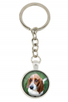 Basset Hound - keychain with your photo, key decoration, bag pendant from Art-Dog brand