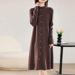 Naiste ka&scaron;miirkleit Qinghe ka&scaron;miir 30% ka&scaron;miir 70% vill s&uuml;gis-talvine ka&scaron;miir seelik pehme ja soe XXL