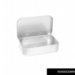 1 tk isetegemise tarvikud metallist plekk-h&otilde;bedane must &uuml;mberp&ouml;&ouml;ratav hoiukast t&ouml;&ouml;riistakast raha m&uuml;ntide kommiv&otilde;ti visiitkaardi hoiukast