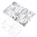 L&auml;bipaistev tempel L&auml;bipaistev soovipudeli lillemustriga K&auml;sitsi valmistatud dekoratsioon