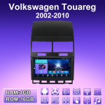 2 DIN Android Carplay autoraadio Volkswagen Touaregile 2002-2010 Multimeediam&auml;ngija Peaseade Stereo GPS Navigatsioon BT WIFI 2+32GB 1+16GB