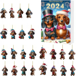 2D Christmas Countdown Hole Fun Christmas Box Kingitus 24tk One Size