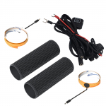 Kuumaveek&auml;epidemed mootorratastele, Soojendaja t&otilde;ukerattale, Veekindel ja reguleeritav k&auml;epide, Elektriliselt soojendatav k&auml;epide 64cm must