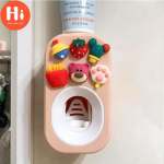 Automaatne joonisfilmi hambapasta dosaator Armsad pigistad Vannitoatarvikud Hambaharjahoidja Vannitoatooted