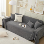 Lihtsus Neli Aastaaega Universaalne Elutoa Diivanikate &Scaron;enill &Uuml;hev&auml;rviline Pehme Diivanitekk Moodne Hingav Diivanipadi 1seater 180x130cm tumehall v&auml;rv