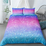 V&auml;rviline s&auml;delev tekikotikomplekt T&uuml;drukulik roosa pastellne moodne t&uuml;drukute naiste tekkikott Kahekordne Queen King pol&uuml;ester tekkikott 70x133cm 2pcs