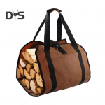 L&otilde;uendist k&uuml;ttepuude hoiukott tugevdatud k&auml;epidemega veekindlast riidest kokkupandavast disainist k&uuml;ttepuupalgikandja tumepruun v&auml;rv