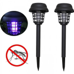 P&auml;ikesepaneeliga s&auml;&auml;set&otilde;rjelamp S&auml;&auml;setapja lamp LED-lamp Valge-violetne valgus Valgustus ja s&auml;&auml;setapja P&auml;ikesepaneeliga lamp de290