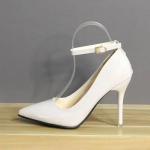7cm 10cm 12cm Kontsad Pandlaga Naiste Terava Ninaga Kingad Patendinahast Kingad Stiletto Kontsad Kontoripump Super Suur Suurus 33-50 42 gray