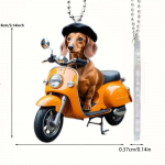 Uus m&uuml;ts kutsika auto ripats akr&uuml;&uuml;l lapik auto tahavaatepeegli kaunistus kodu ripats J&otilde;ulupuu ripats