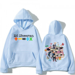 Ed Sheerani tuur 2024 kapuutsiga kahepoolse tr&uuml;kiga retro hiphop-pusa ja fliisist kapuutsiga punk-riided Sudaderas pehme kapuutsiga XL