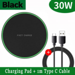 Kaasaskantav uusim 60 W &uuml;likiire Qi juhtmevaba laadimispadi iPhone 14 13 12 11 X Pro Max jaoks Samsung Galaxy Huawei Xiaomi juhtmevaba laadimisdokk 30W