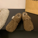 Karvased Madalad Naiste Puuvillased Kingad Soojad Vabaaja Tossud Wpman 2025 Trend Talv Uued Mary Jane Kingad Kleit L&uuml;hikese Pl&uuml;&uuml;siga Lumesaapad Naine 35 beež