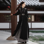 Hiina laulud&uuml;nastia stiilis Hanfu tikitud igap&auml;evane komplekt L
