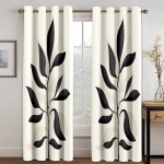 Lihtsad Moodsad Kunstilised Abstraktsed Stiilsed V&auml;rvilised Akna Kardinad Rulood Elutuppa Magamistuppa Vannituppa K&ouml;&ouml;ki Uksele Kodu Kaunistus 2 tk W70X165H(cm)x2Pcs&Grommet Top