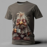 Naljakas meeste T-s&auml;rk Loomade kana tr&uuml;kiga L&uuml;hikeste varrukatega T-s&auml;rgid Suured T-s&auml;rgid Meestele Riietus Suvine t&auml;nava vabaaja T-s&auml;rk Mees S