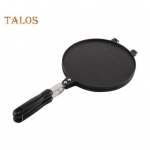 Tortillavalmistaja mittenakkuv alumiiniumist Tortillapress koos k&auml;epidemega k&ouml;&ouml;ki suure t&ouml;&ouml;j&otilde;uga pliidiplaadiga Tortillapressi ja pliidiga k&otilde;rge temperatuuriga k&ouml;&ouml;ki S