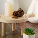 and, Wooden Pot Display ands Rack Hold for indoor Entryway 14x10cm