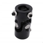 1 DD x Double Steering Shaft Coupler Black Accessories Professional Spare Parts Replacement