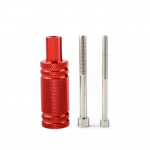 1 tk Mootorratta porilaua prožektori kinnitus LED-esitule udutule tugialus M8/M6 V&auml;line modifikatsioon Alumiiniumsulamist klamber must