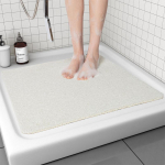Vannitoa libisemisvastane matt hallitusekindel veekindel du&scaron;imatt Pehme massaaž Kodu vanni &auml;ravool PVC pestav kiiresti kuivav p&otilde;randavaip 60x90cm 23x35in valge