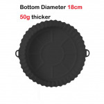 AirFryer silikoonpott Frit&ouml;&ouml;sid Ahi K&uuml;psetusplaat Praetud pitsa kana korv Matt Ruudukujuline &Uuml;mmargune Asendus Grillpann Tarvikud