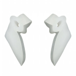 1Pair Silicone Gel foot fingers Two Hole Toe Separator Thumb Valgus Protector Bunion adjuster Valgus Guard feet care