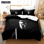 3D David Bovie Voodipesukomplektid Tekikott Komplekt Padjap&uuml;&uuml;ridega &Uuml;heinimese T&auml;is Suur Kuninganna Kuningas Voodipesu Voodipesu EU single(135x200cm)