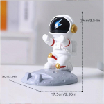 Astronaudi Telefonihoidja Ornament, Astronaudi Joonisfilm Laisk Lauaarvuti Tahvelarvuti Hoidja Dekoratsioon Kingitus Ornament