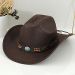 Western Cowboy Hat Casual p&auml;ikesek&uuml;bar reisimiseks Outdoor Music Festivali v&auml;ljam&otilde;eldud kleit Style C