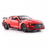 Uus 1/32 Camaro m&auml;nguautomudel tsingisulamist metallist survevalu, 4 avaneva uksega, heli ja valgusega, tagasit&otilde;mmatav auto, sobilik poiste kingikollektsiooniks punane