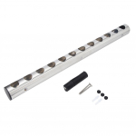 Roostevabast terasest veinipudelihoidja Roostevabast terasest veiniriiul Seinale kinnitatav K&ouml;&ouml;gi Kodu Baar Hoidja Veiniriiulid(12 auku) Veiniriiulid