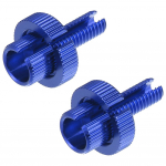 2 tk Sinine 8mm Mootorratta Piduri Siduri Hoobade Reguleerimiskruvi Polt M8x1.25 Siduritrossi Reguleerimiskruvi CHINA