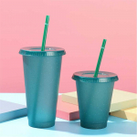 5 tk S&auml;rapulbriga veepudelid k&otilde;rrega Korduvkasutatav plastikust joogiklaas kaanega Kohvitass Joogin&otilde;ud J&otilde;ulud T&uuml;druk Kingitused 500ml tumeroheline v&auml;rv