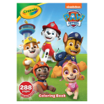 Crayola Paw Patrol v&auml;rvimisraamat kingitusega 288 vanusele 6 kleebised, lapsed, lehed, 3, 4, 5, blue