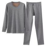 Meeste talvine termopesu komplekt - Paksustatud sametvoodriga k&uuml;lmakaitseks 3 times thick, low collar, XL size hall v&auml;rv
