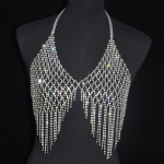 Seksikad Luksuslikud Tuttidega Aluspesu S&auml;delev Kehakett Naistele Strasskividega Kristall Rinnahoidja S&uuml;nnip&auml;evapeo Riiete Aksessuaarid festival