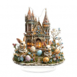 Lihav&otilde;ttej&auml;nku ornament 2D lame akr&uuml;&uuml;list astmeline kaunistus lossi j&auml;nese kujuke talumaja jaoks Kodu Mantel raamaturiiul lihav&otilde;ttep&uuml;hade sisustus mitmev&auml;rviline