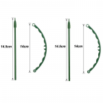 2/4 TK plastist taime tugivaia karkass kasvuhoone paigutus poolringikujuline fikseeritud varras siseruumide lilletaimede viinapuu ronimisklamber