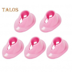 5 tk silikoonist k&uuml;&uuml;nelaki pudelihoidja mahavalgumisvastane pudeli alus k&uuml;&uuml;nelaki pudeli stabilisaator manik&uuml;&uuml;ri kuvamiseks Professionaalne k&uuml;&uuml;nekunsti t&ouml;&ouml;riist valge