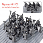 11 tk/partii Filmisari Orc Uruk-hai Army lotr M&auml;rulifiguurid Miniklotsid Nukk Koosta ehitusplokid MOC DIY M&auml;nguasjad lastele kingituseks