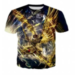 Suvine &uuml;markaela anime Kaheteistk&uuml;mne palee r&uuml;&uuml;tlid Saint Seiya tr&uuml;kitud top Moodsad vabaaja l&uuml;hikeste varrukatega meeste ja poiste universaalsed T-s&auml;rgid 4XL
