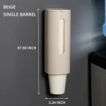 1 tk pabertopsi v&auml;ljat&otilde;mbeseade, lihtne &uuml;hekordselt kasutatav tassiriiul kodukontori ja k&ouml;&ouml;gi veetassi jaoturi jaoks