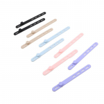 10 tk silikoonkaabli korraldaja, kaotsiminekuvastane pehme kummist rihma andmekaabel ja k&otilde;rvaklappide kerija kaabli salvestusside / kaablikinnitus One Size