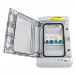 Veekindel jaotuskarp ABS PC kaitsel&uuml;liti jaotuskaitsmed garaažidele 230V