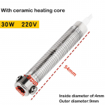 220V 30W 40W 60W universaalne elektriline jootekolb s&uuml;damik k&uuml;tteelemendi vahetuskeevitust&ouml;&ouml;riist vilgukivi v&auml;lissoojendus s&uuml;damik 30W