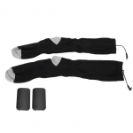 Elektriliselt soojendatavad sokid, reguleeritavad, laetava akuga, soojad talvesokid jahipidamiseks, suusatamiseks, matkamiseks valge